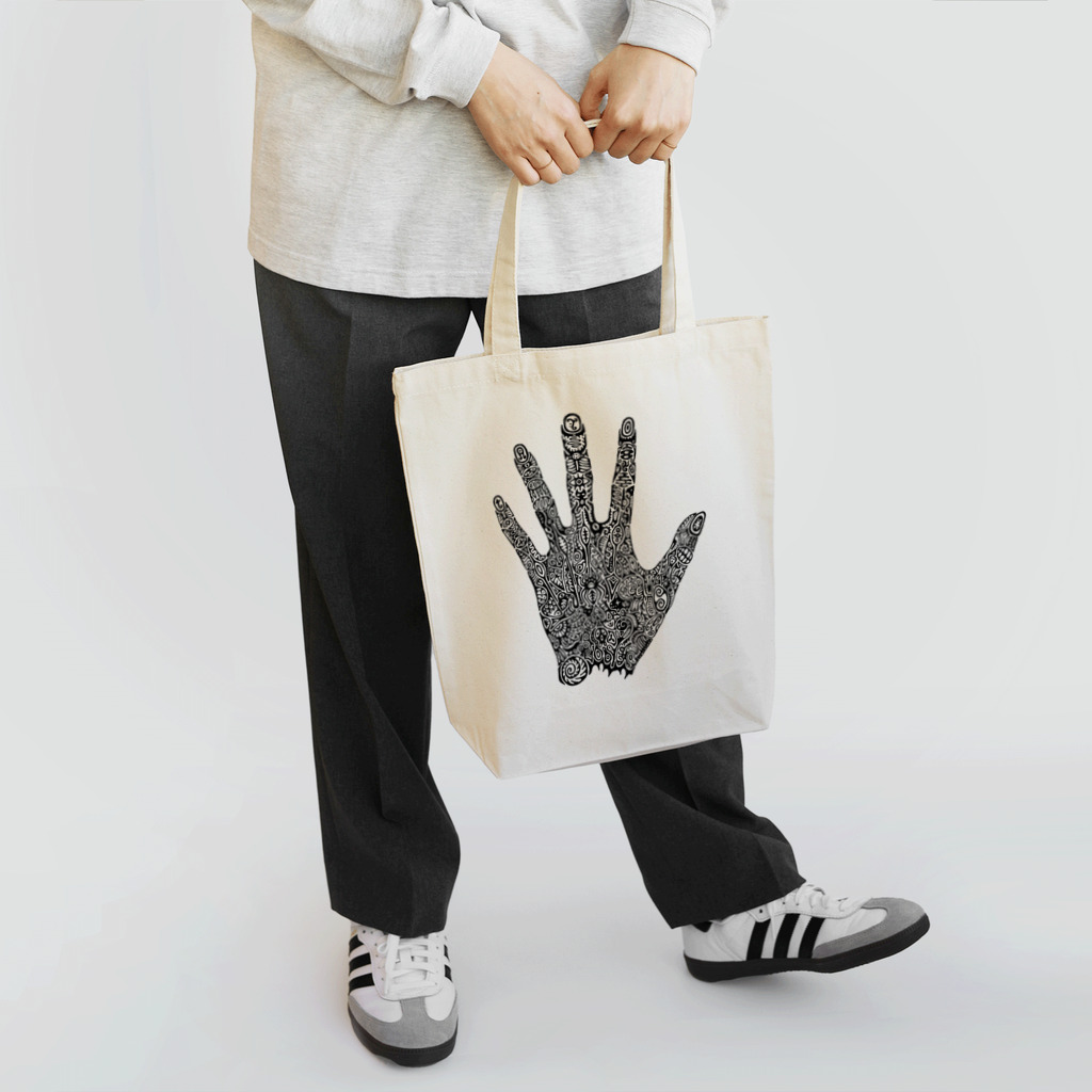 ヴンダーカンマーの左手のための描画 Tote Bag