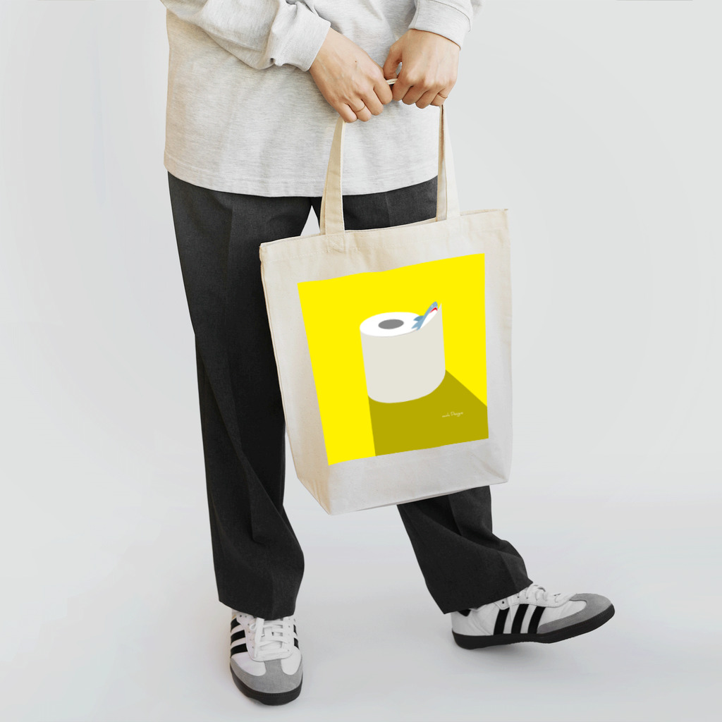 さかたようこ / サメ画家の昼のSAME Paper Tote Bag