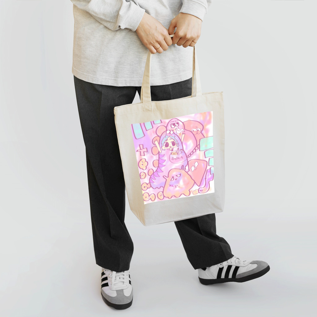 ポメ山ポメ太郎のきょうりゅーぼーい Tote Bag