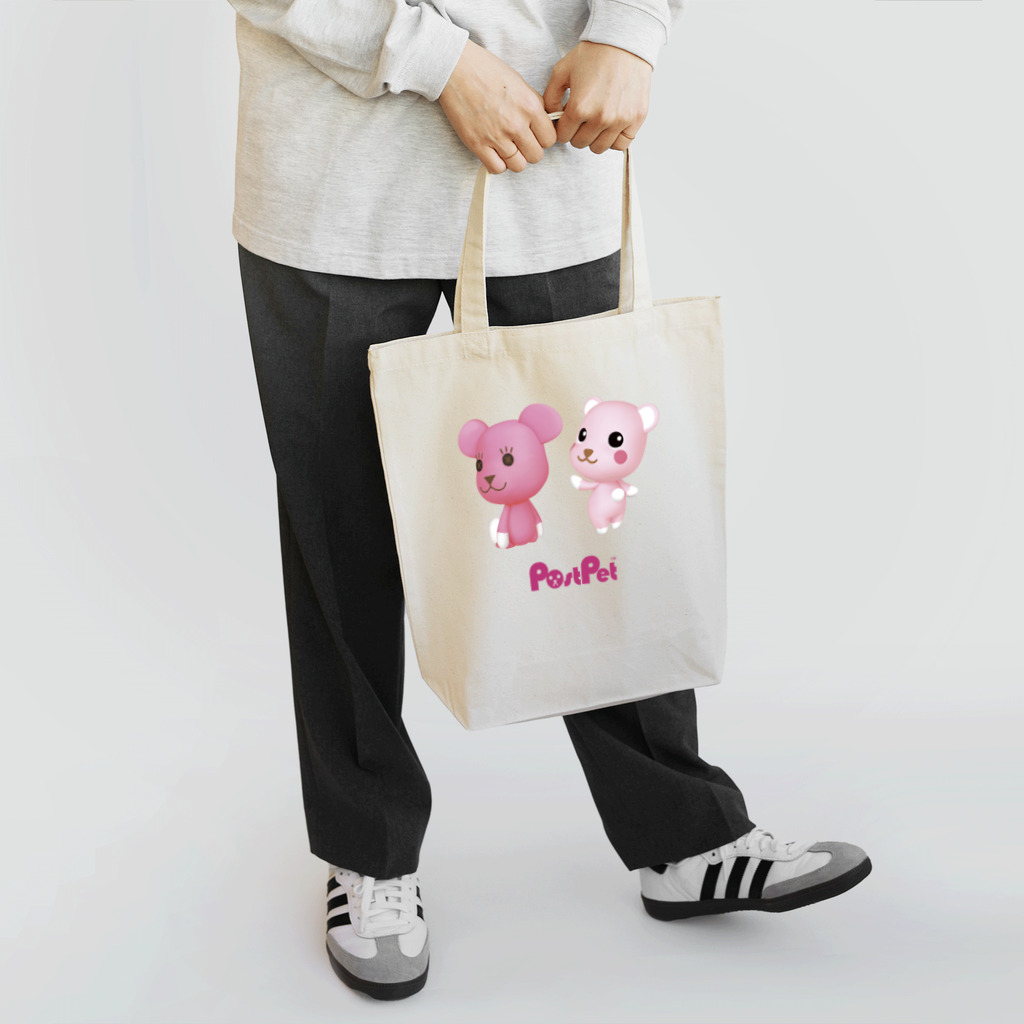 PostPet Official Shopの見返り美モモ＆美コモモ Tote Bag