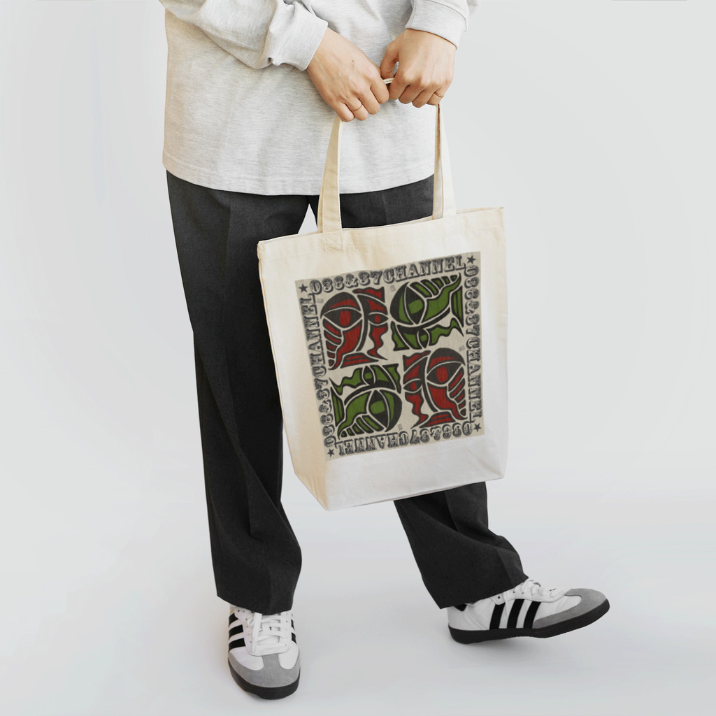 036＆37ちゃんねるのBehind the mask 3 Tote Bag