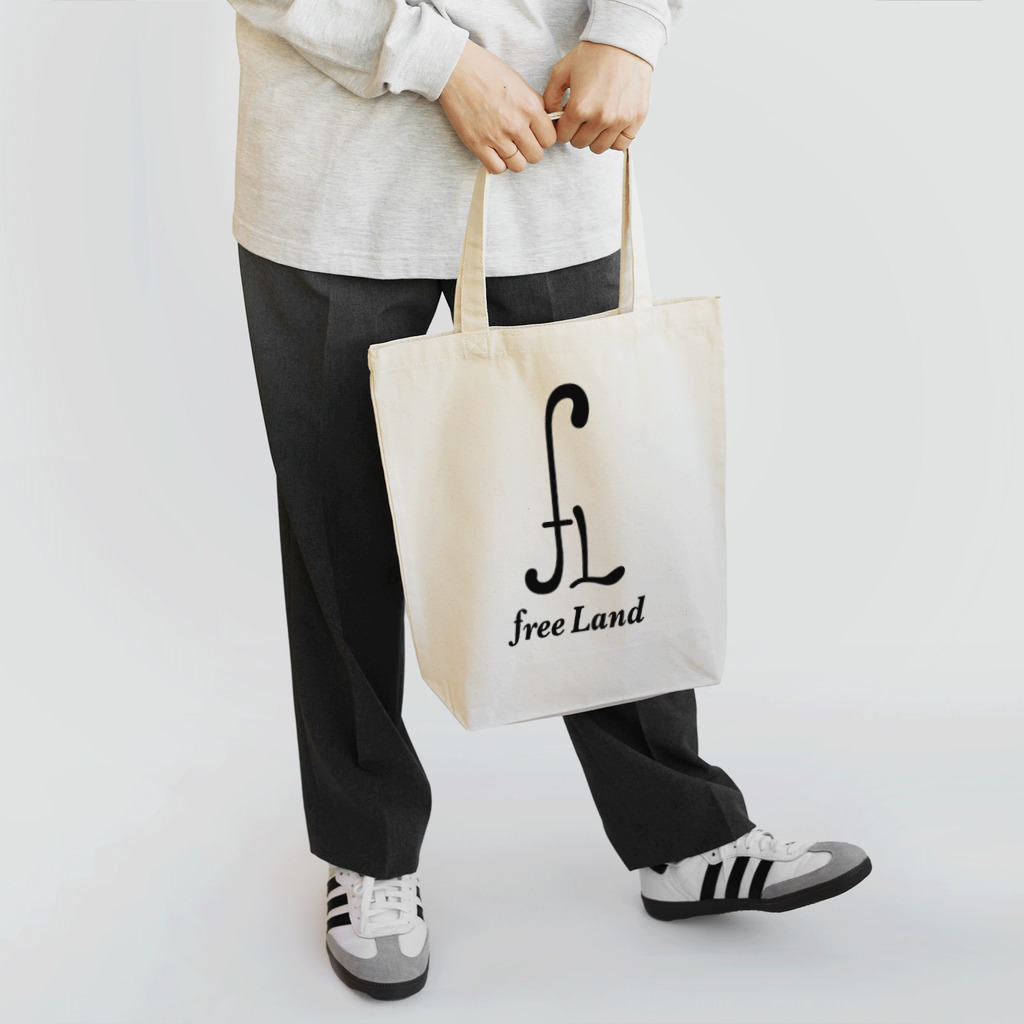 freeLand Vintage&Hamburger CafeのfLロゴ Tote Bag