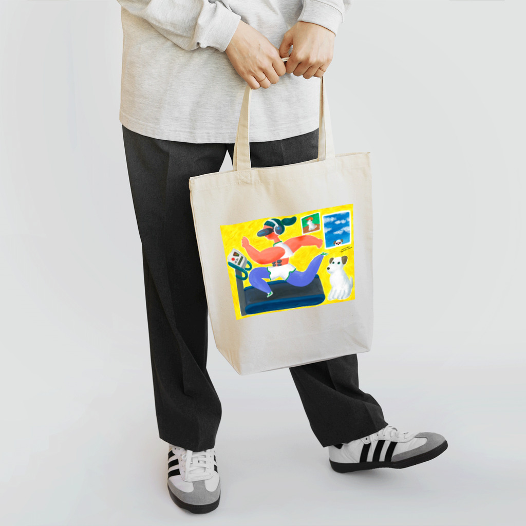 YA MARKETの未来のランニング Tote Bag