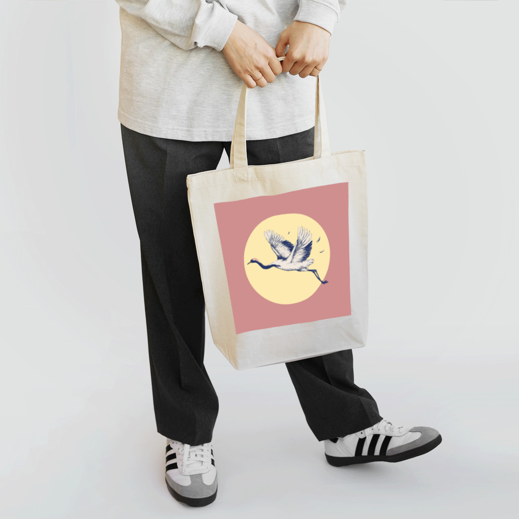 KUSUKUSU-COMPANYの鶴 Tote Bag