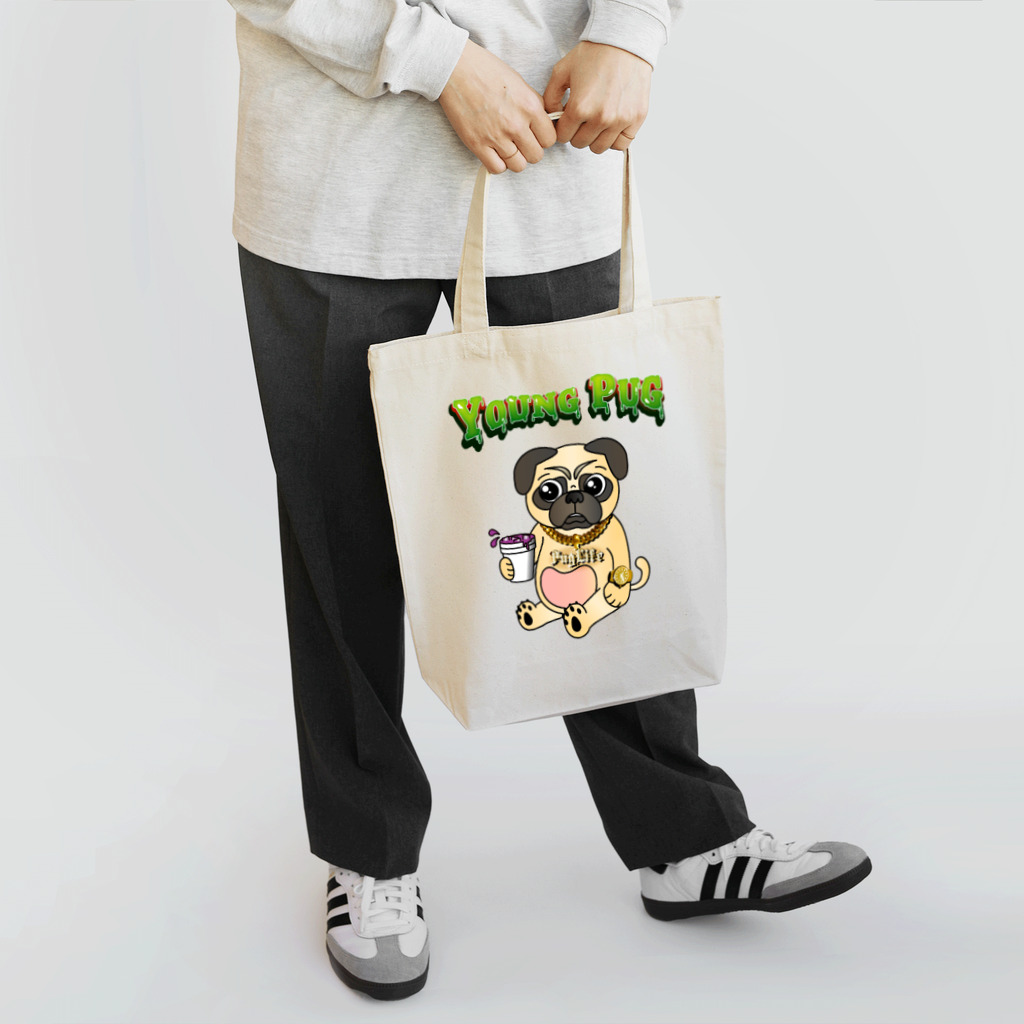 VS worldのYOUNG PUG Tote Bag