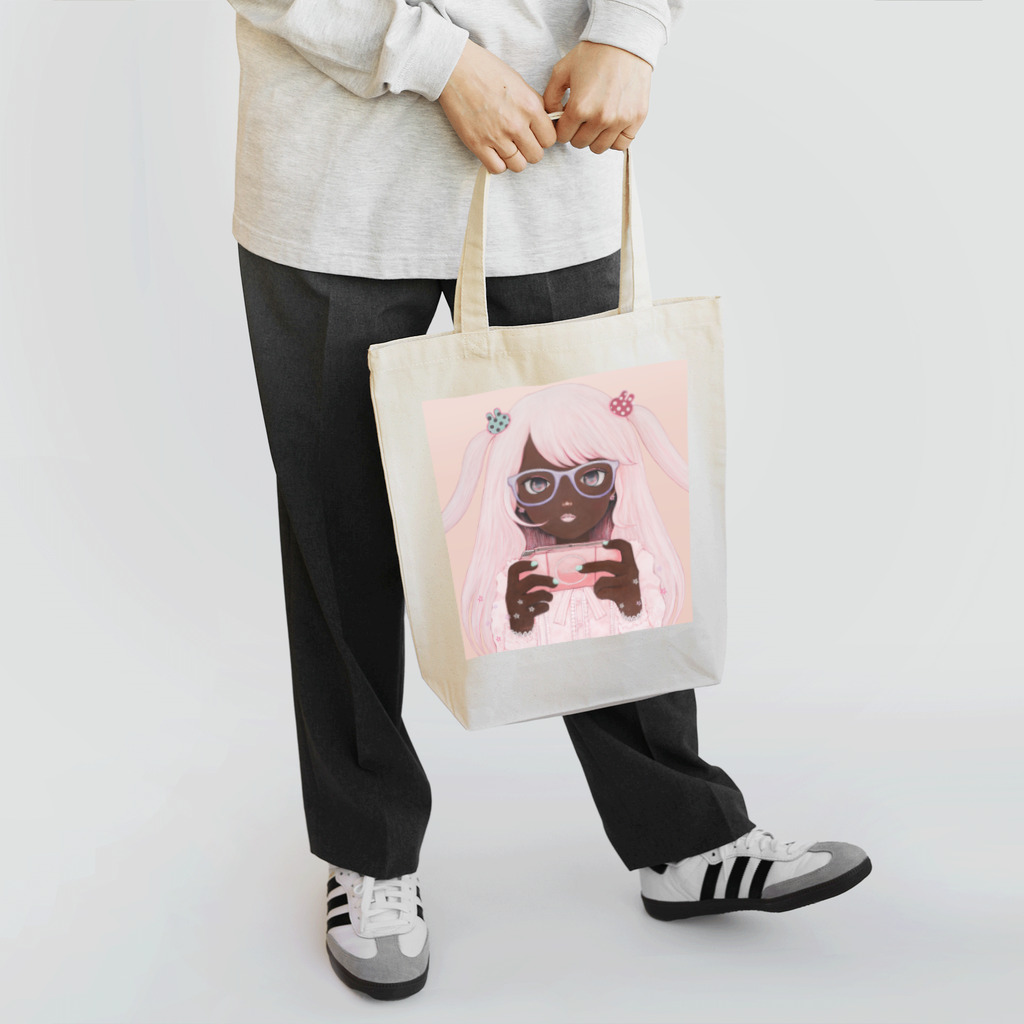 KAORU HASEGAWA WEBSTORE SUZURIのGamergirl 3 P Tote Bag