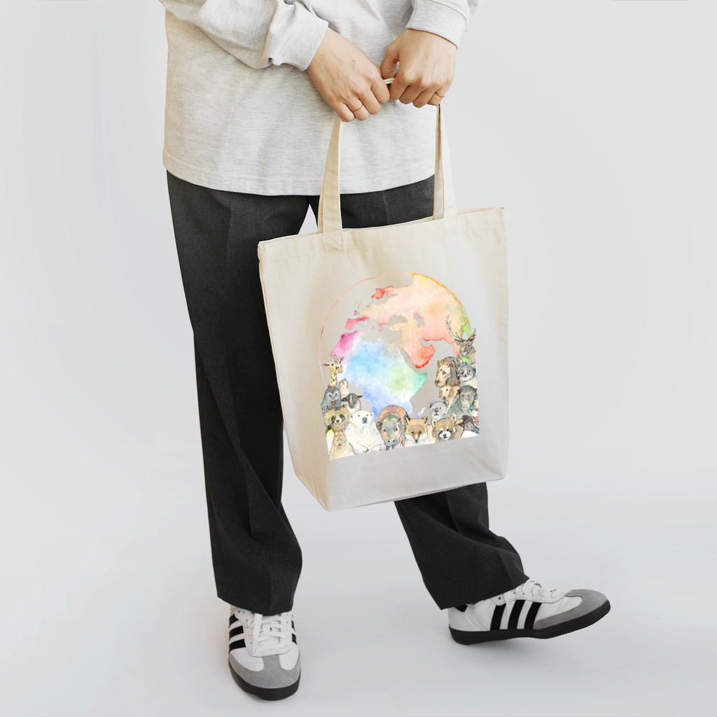 azure designのSave our PLANET【文字無し】 Tote Bag