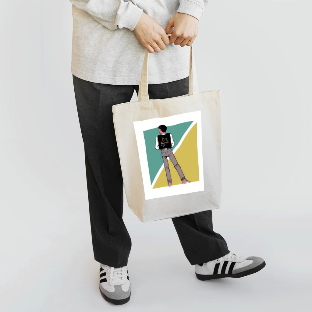 ちゅむちゅむむちゅちゅのRetro Boy Tote Bag