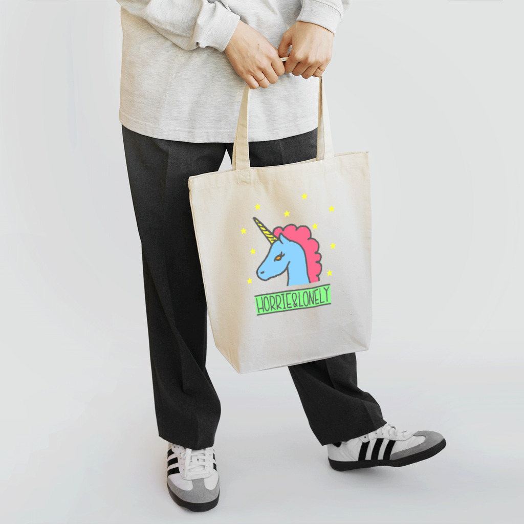 MY LONELY SPACEのSweet Dream Unicorn (Blue) Tote Bag