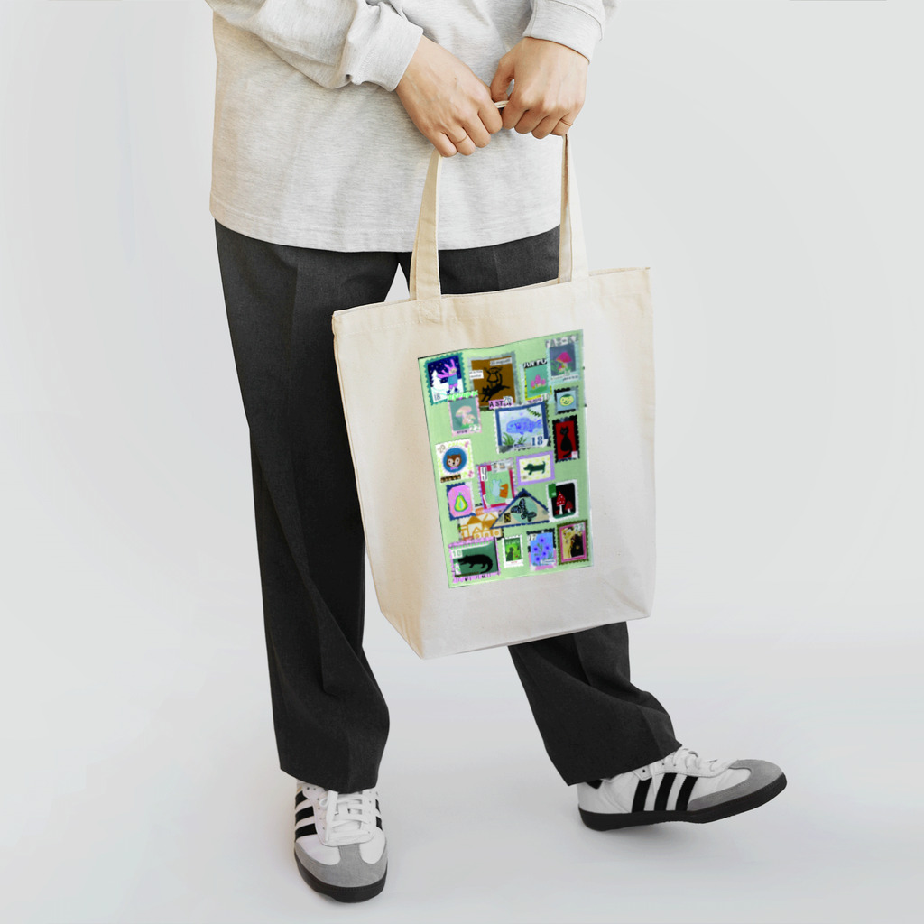 火曜のねこの切手コレクター Tote Bag