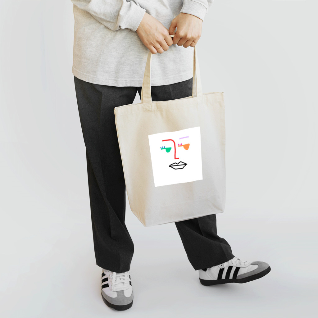 Komachingのカラフルな顔 Tote Bag