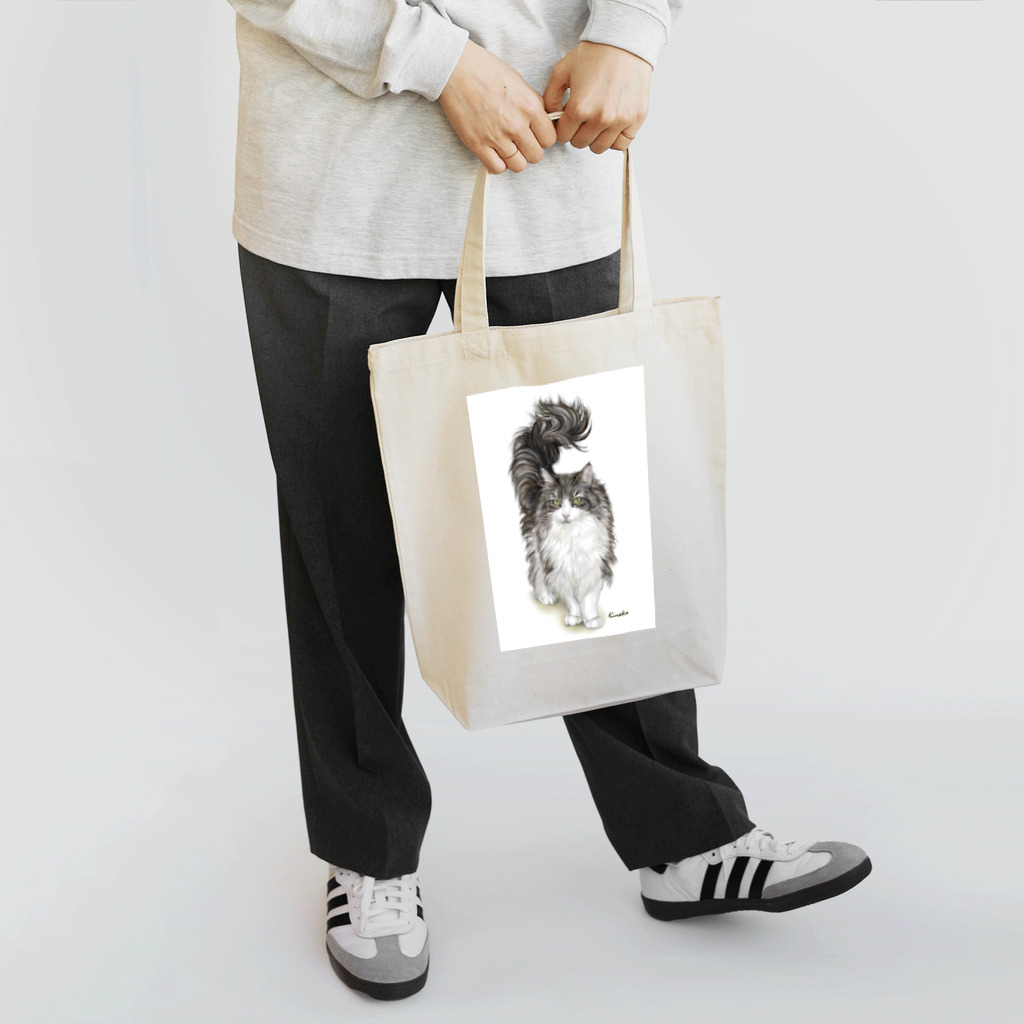 kinako-japanのノルウエージャンのフクちゃん Tote Bag