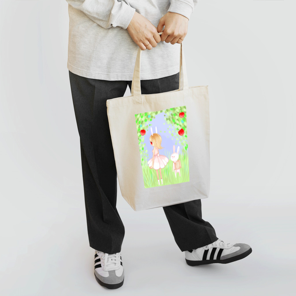 梅見柚々のうさぎのみちくさ Tote Bag