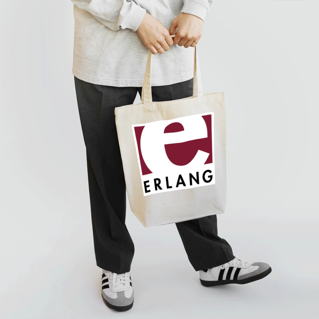 Erlang and Elixir shop by KRPEOのErlang logo Tote Bag