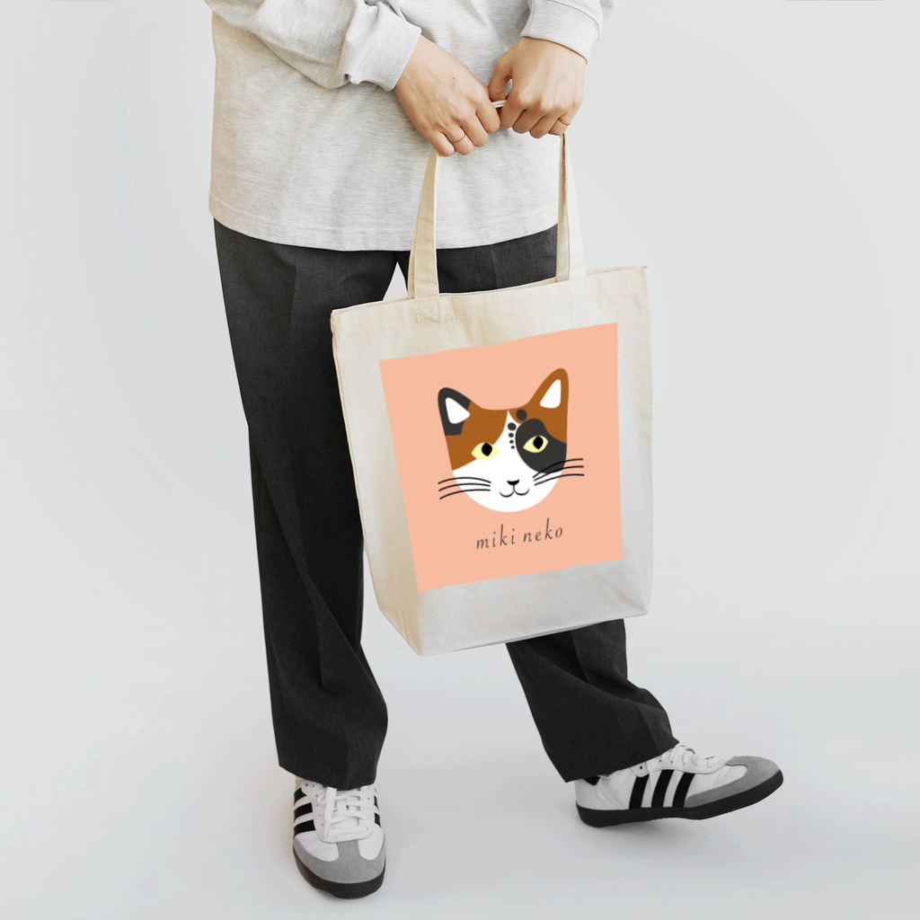 ALPHA_MIKIのmiki neko 〜ミキ猫～　バッグ Tote Bag