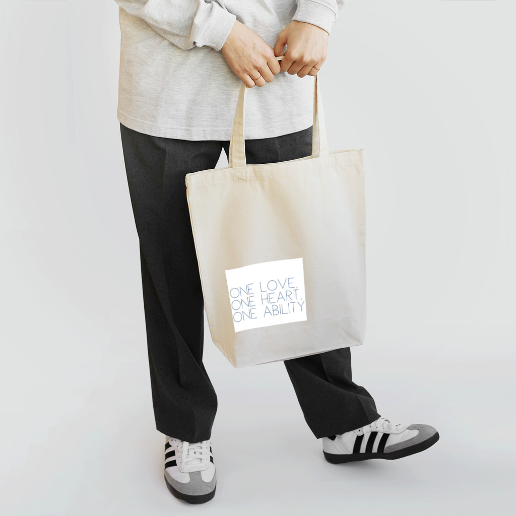 thing_workのone love movement Tote Bag