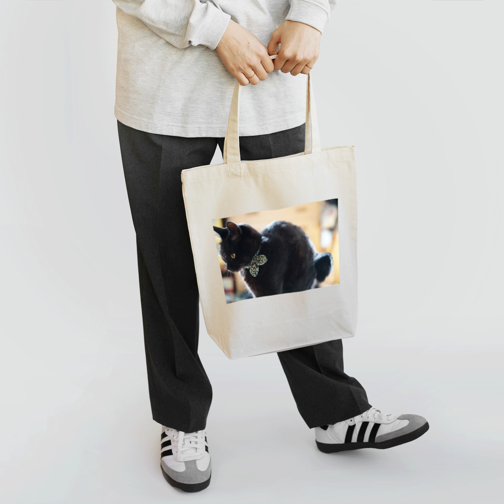 黒猫のヴィーヴィの活動開始ヴィーヴィさん Tote Bag