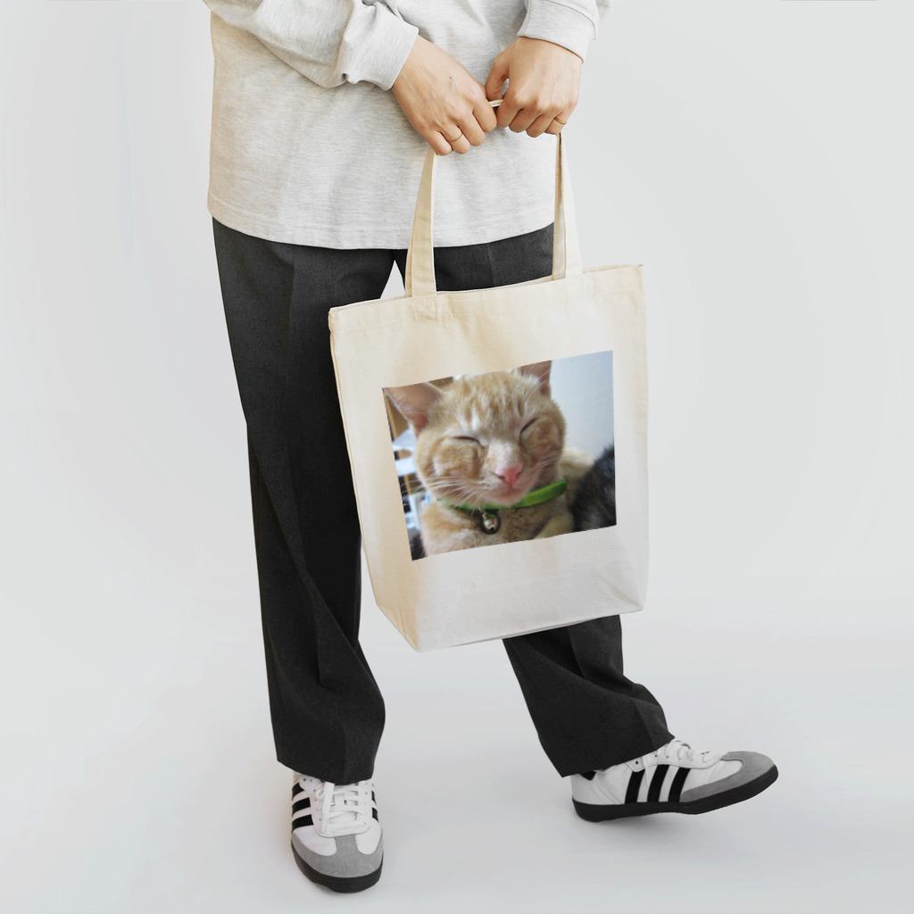 猫充商店のギリ起きてます。はく Tote Bag