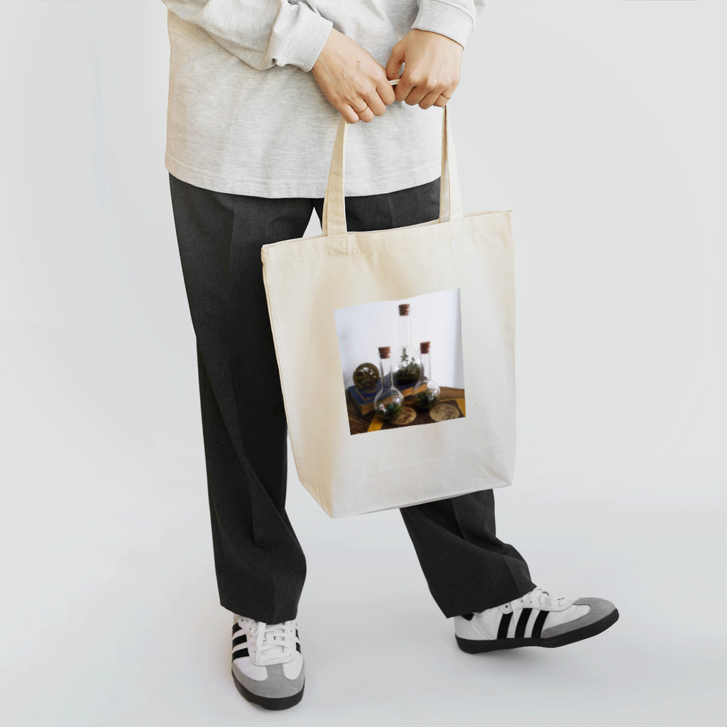 時計荘 Museum Shopの鉱物ジオラマ瓶・平底フラスコ Tote Bag