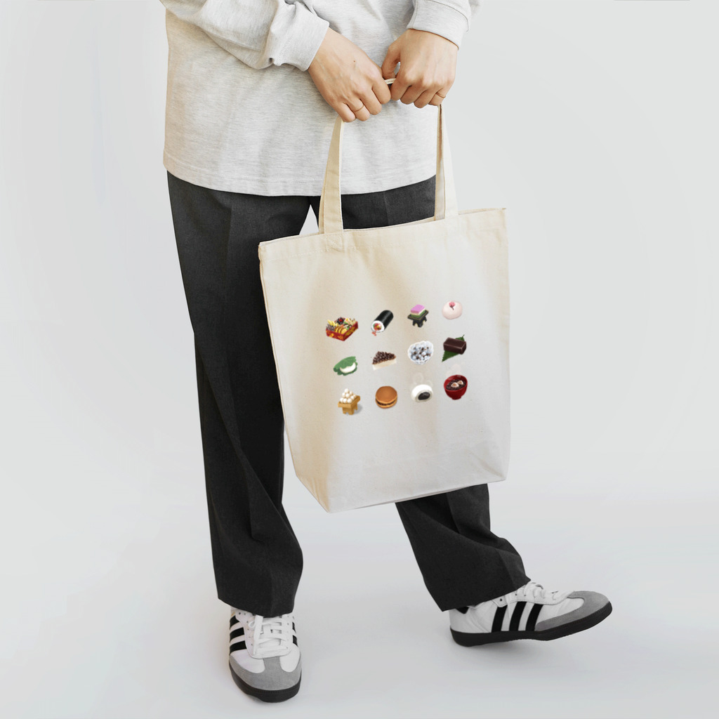 kurumiの季節の食べ物たち トートバッグ