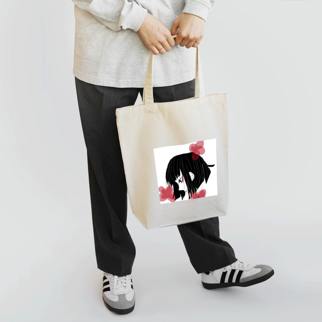 青リンゴのゆめかわいい女の子 Tote Bag