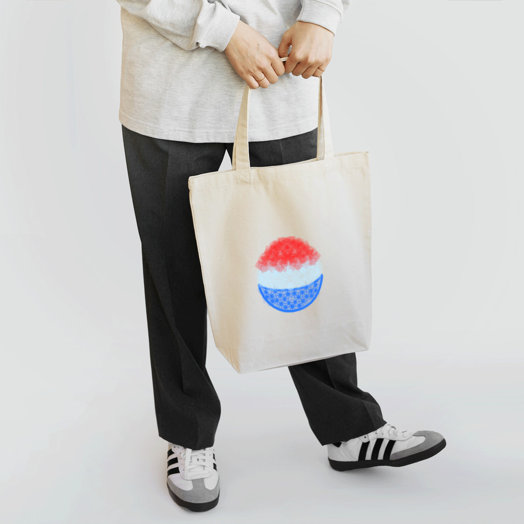 ラビットカモフラージュのかき氷(いちご) Tote Bag