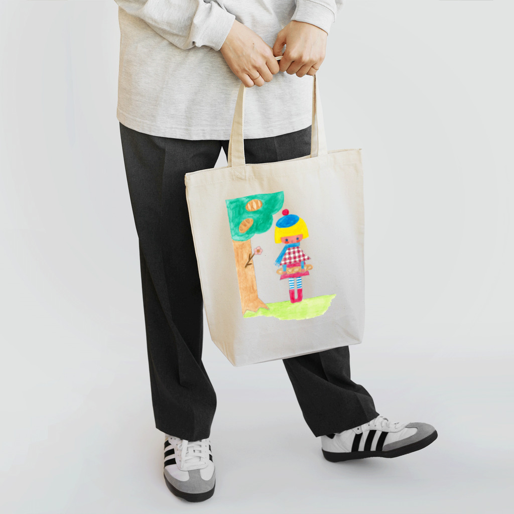 soramame*のパンのなる木からおっこちたバケット Tote Bag