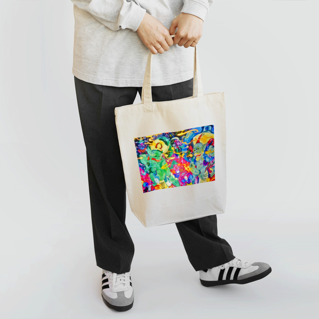 yonshirouの風神雷神 Tote Bag