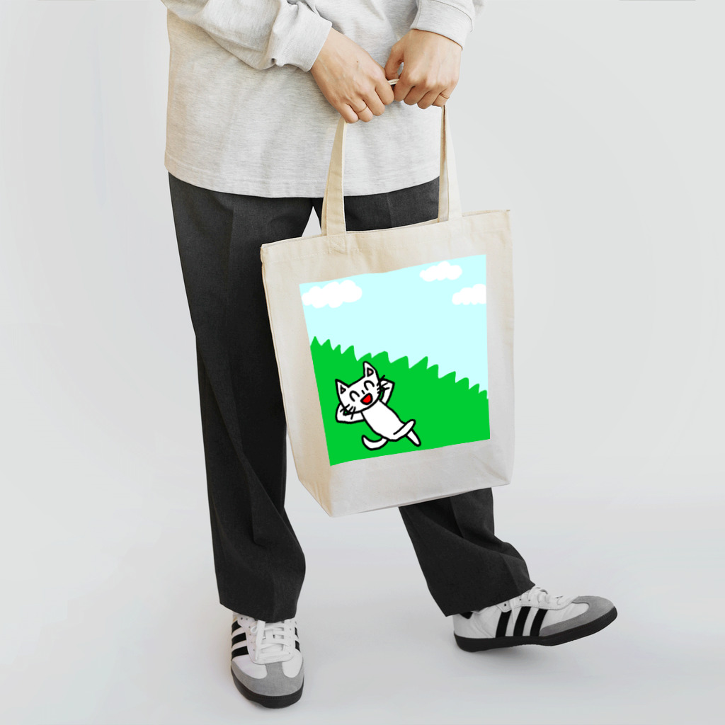 フセサクの不正なネコのお昼寝タイム Tote Bag