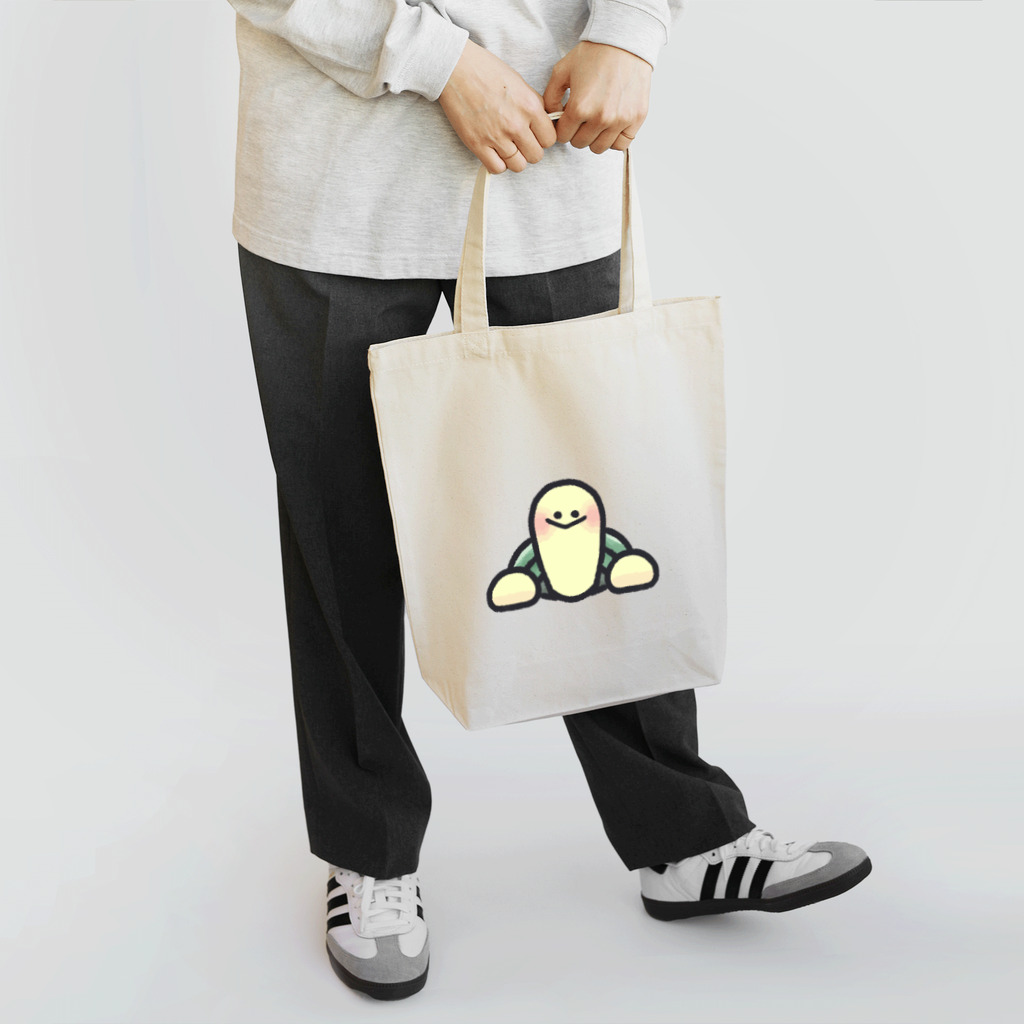 カメちゃん𓆉のちょっぴりカメちゃん Tote Bag