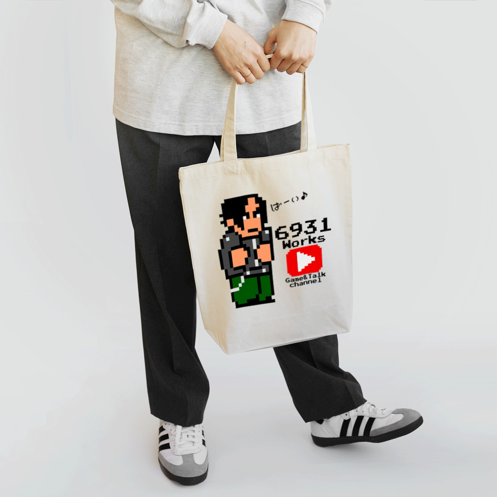 ロクサイワークスのドット絵ロクサイさん Tote Bag