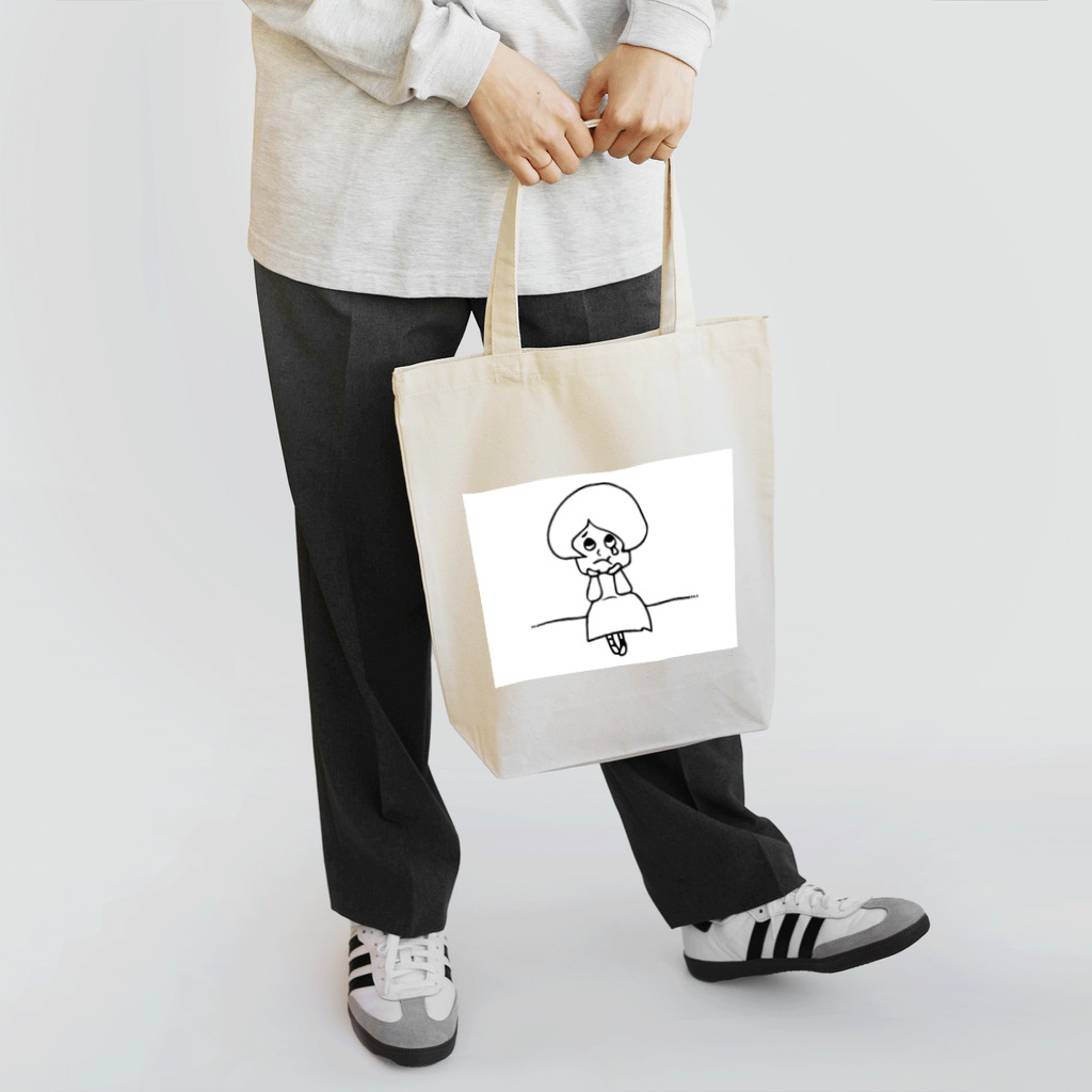 PAFFUL PAFINのかなしむハルコさん Tote Bag