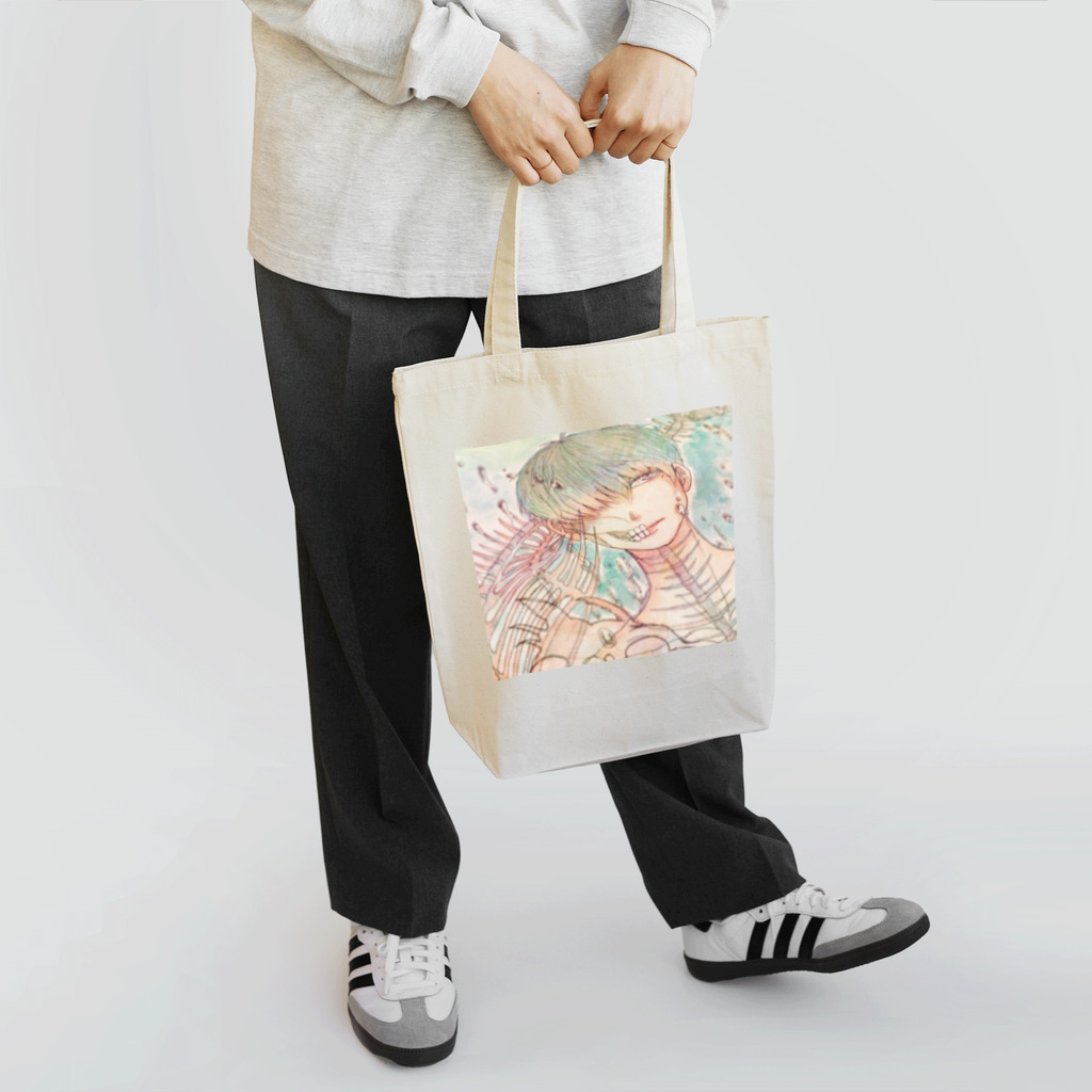 ぬらりひょんの心も透けて見えたらどんなにいいだろう Tote Bag