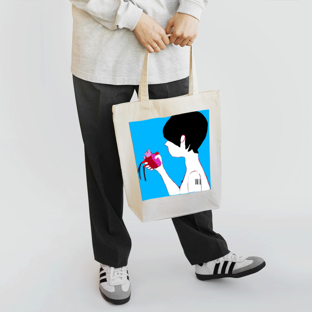  水 本 ¿ ? の心臓ﾑｷﾞｭﾑｷﾞｭ Tote Bag