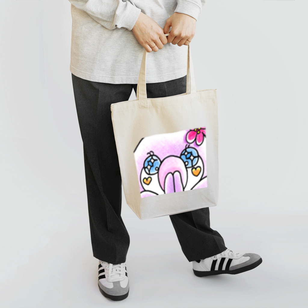 YUKARisのモモ色くちばしペンギンポニ❤おねがいポーズ Tote Bag