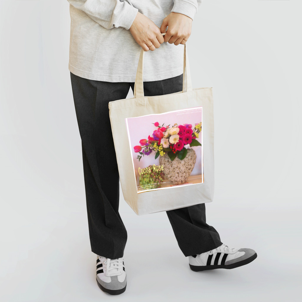 little-berry-june-2015のCocoa Rose ガーベラ.チューリップ Tote Bag