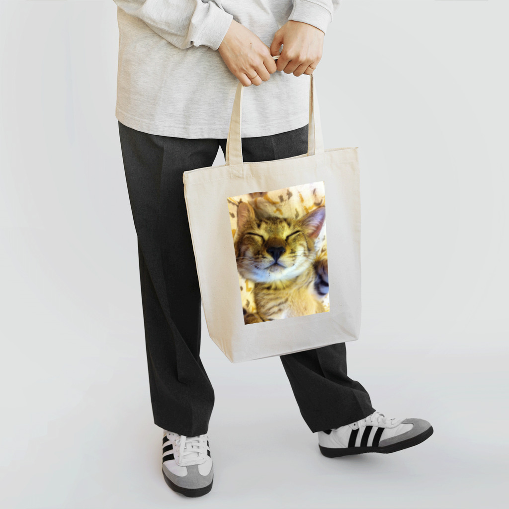 ルッチャムさんのお店のプリン猫にこにこ Tote Bag