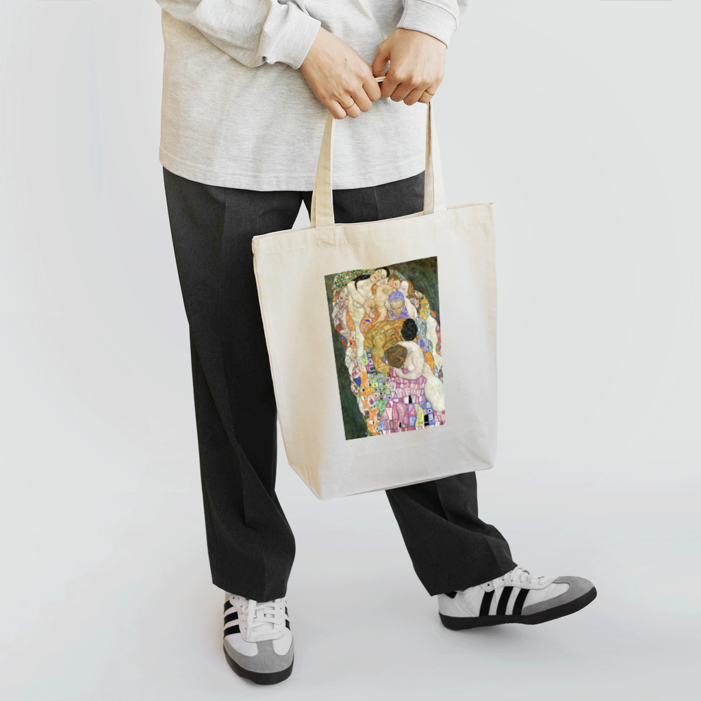 Art Baseのグスタフ・クリムト / 1916 / Death and life / Gustav Klimt  Tote Bag