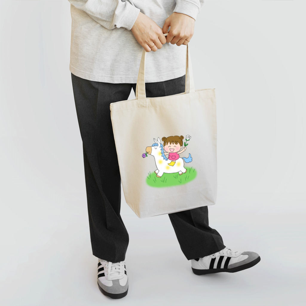 のはらのうたの３ハウスにいるいて座太陽ちゃん Tote Bag