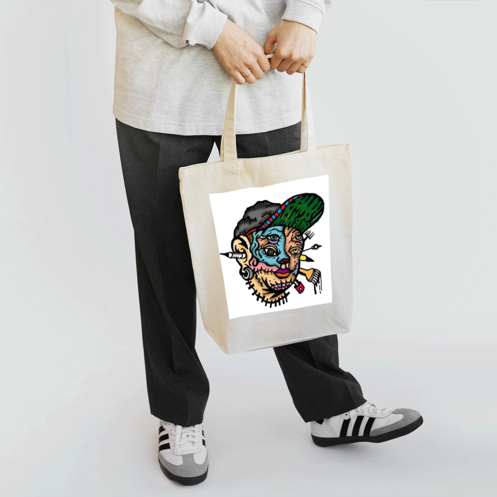 ゴトウヒデオ商店　ゲットースポーツの画家ゴトウヒデオのロゴマーク Tote Bag