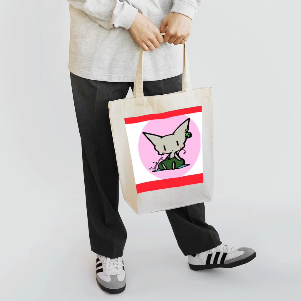 KAZZのすっとぼけにゃんこ Tote Bag