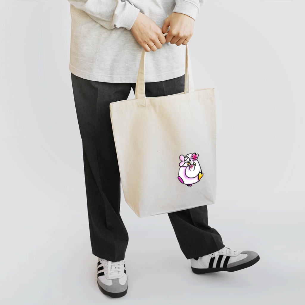 YUKARisのモモ色くちばしペンギンポニのgood! Tote Bag