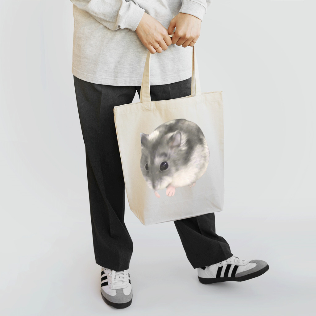 いきもの大好き！ほほえみフレンズのジャンガリアンハムスターの可愛いポーズ Tote Bag