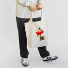 マエソワヒロユキ SHOPのAnalog-Flower Tote Bag