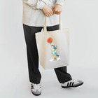 Miyu_theBcollieの風船が怖いボーダーコリー Tote Bag