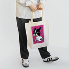 鼻ペチャ堂のピンクちゃん Tote Bag