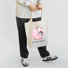 萌獣ファクトリー「純屋」の萌獣 猫 かとりにゃんこう：ピンク トートバッグ