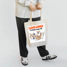 think-a worksのI LOVE  CORGI! Tote Bag