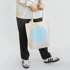 Fumiaki_Tadaの水色の曼荼羅 トートバッグ