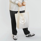 onehappinessのゴールデンレトリバー　crown heart　onehappiness　white Tote Bag